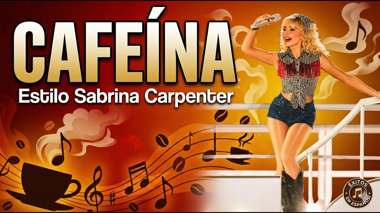 CAFEÍNA - Canción Original Estilo Sabrina Carpenter | Pop Español