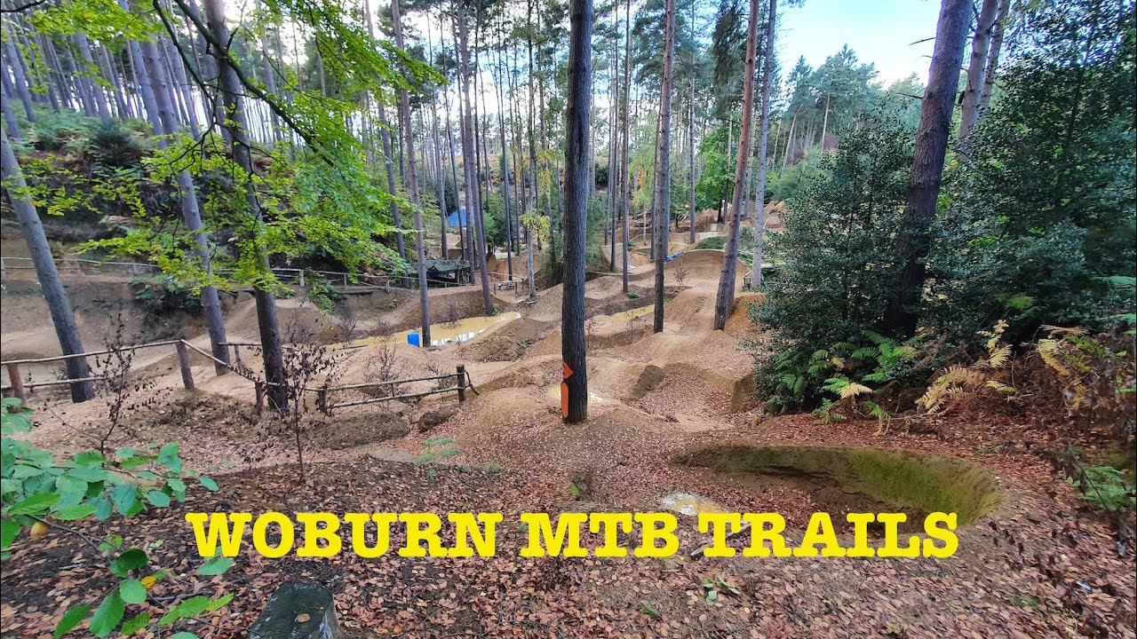 Woburn Danesborough and Longslade Mountain Bike Trails and a Quick Look at The Bike Park