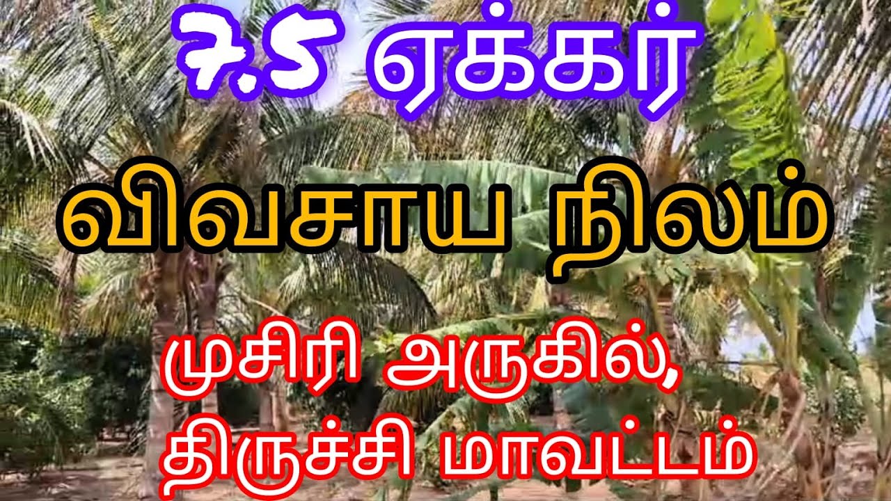 AL-10 Integrated Farmland near Musiri, Trichy District   (SOLDOUT)