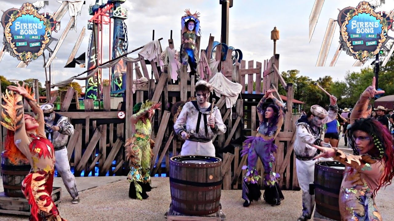 Siren's Song FULL SHOW - Howl-O-Scream 2023 SeaWorld San Antonio