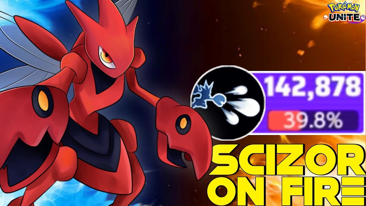 Scizor Becomes Damage machine with this aggresive build 😀 | Pokemon Unite