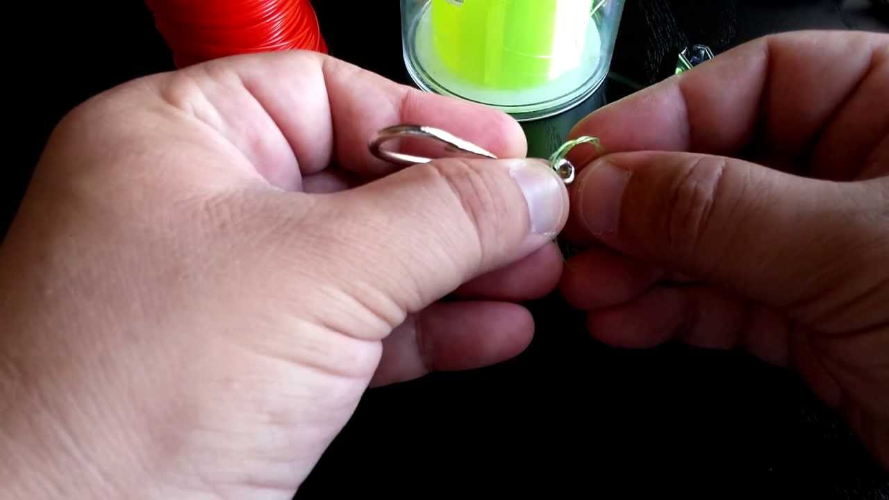 Palomar knot for fishing