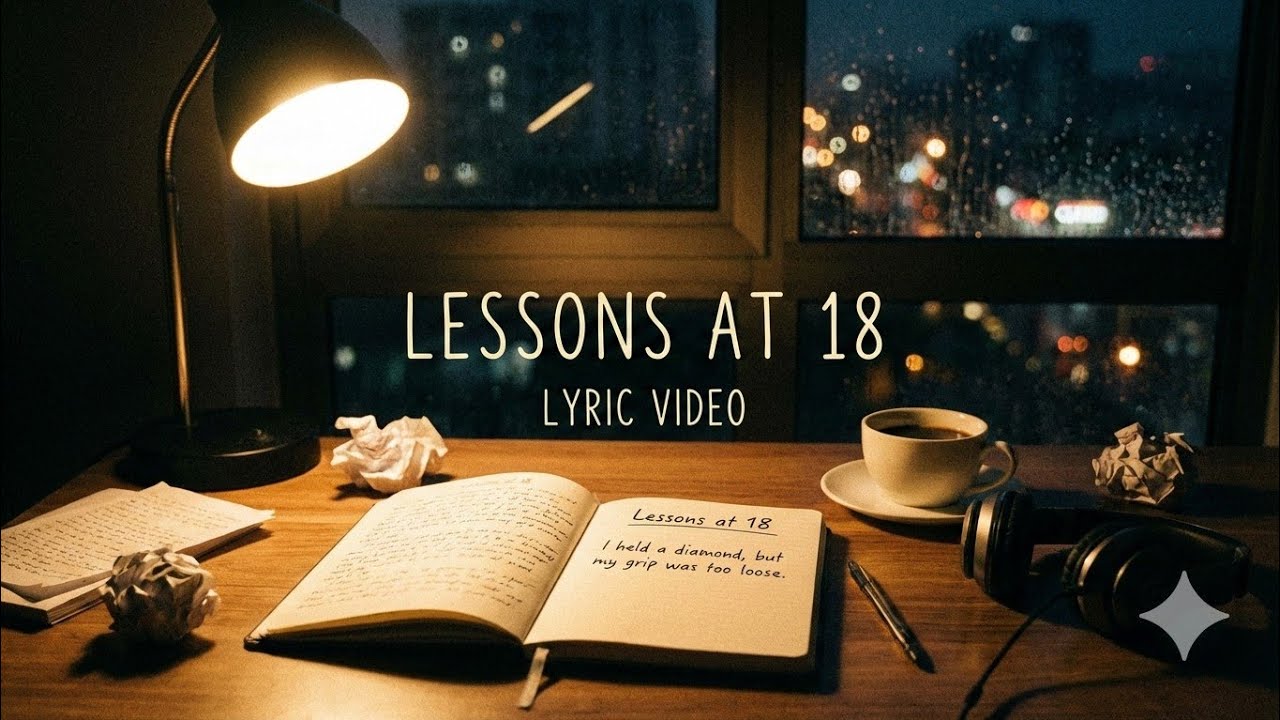 LESSONS AT 18 (LYRIC VIDEO)