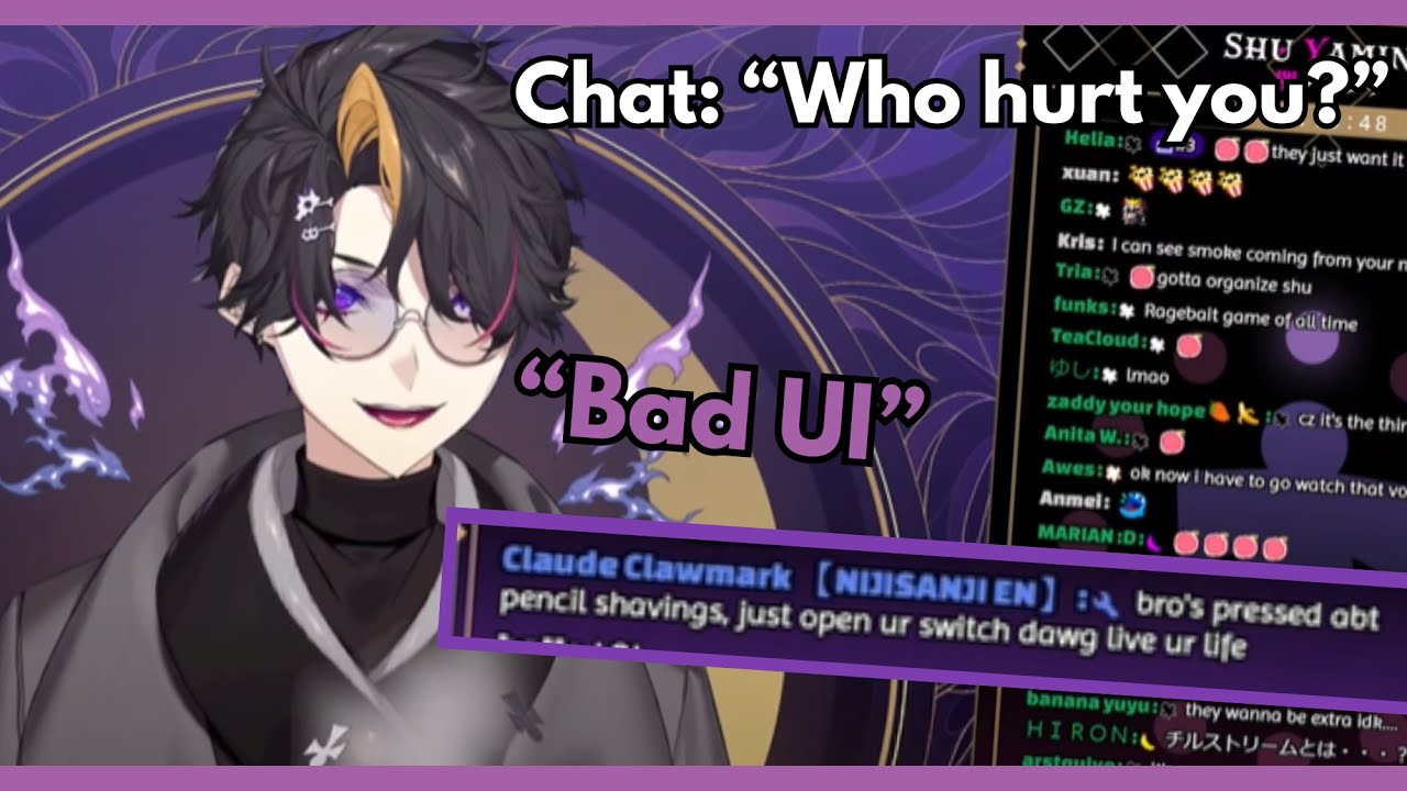 Shu crashes out over bad UI
