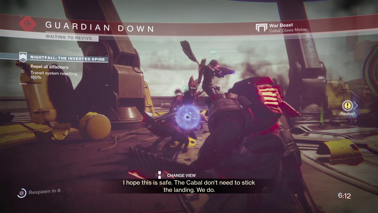 Destiny 2: Nightfall Normal 13:26 - Week 9/12/17