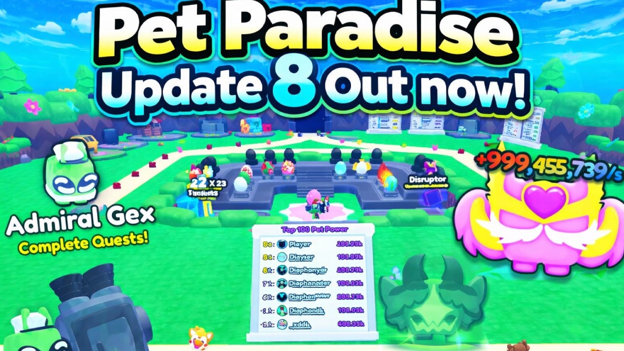Pet Paradise Update 8 is Crazy!! #roblox #petparadise #pet #paradise