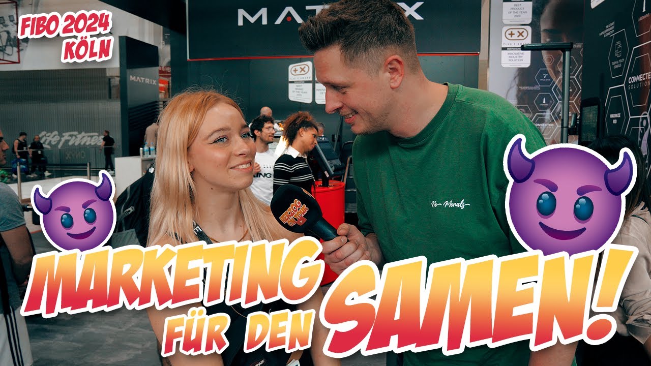 Marketing für den SAMEN! 😈😈 Straßenumfrage FIBO 2024