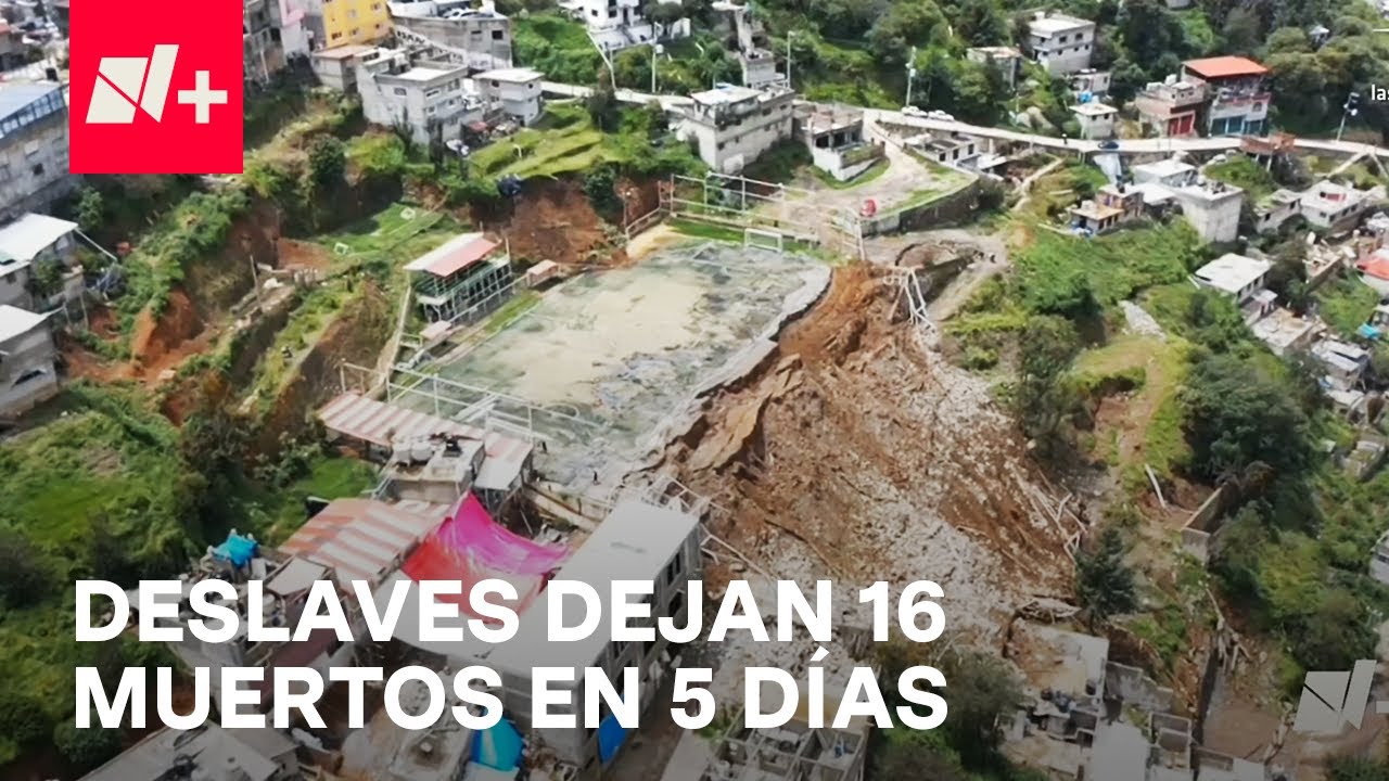 Deslaves por lluvias en Edomex dejan 16 muertos en cinco días - En Punto
