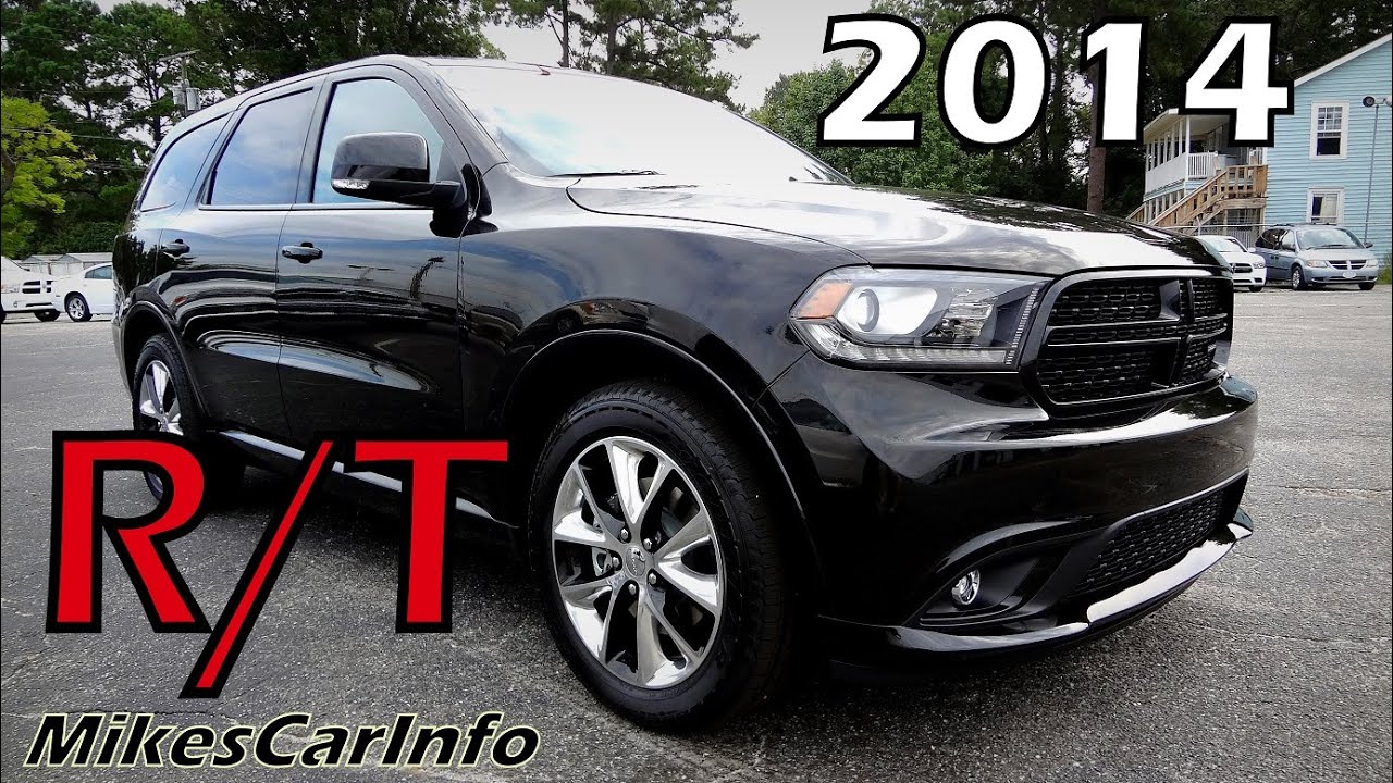 👉 2014 DODGE DURANGO R/T HEMI 8 Speed Brilliant Black Crystal Pearlcoat