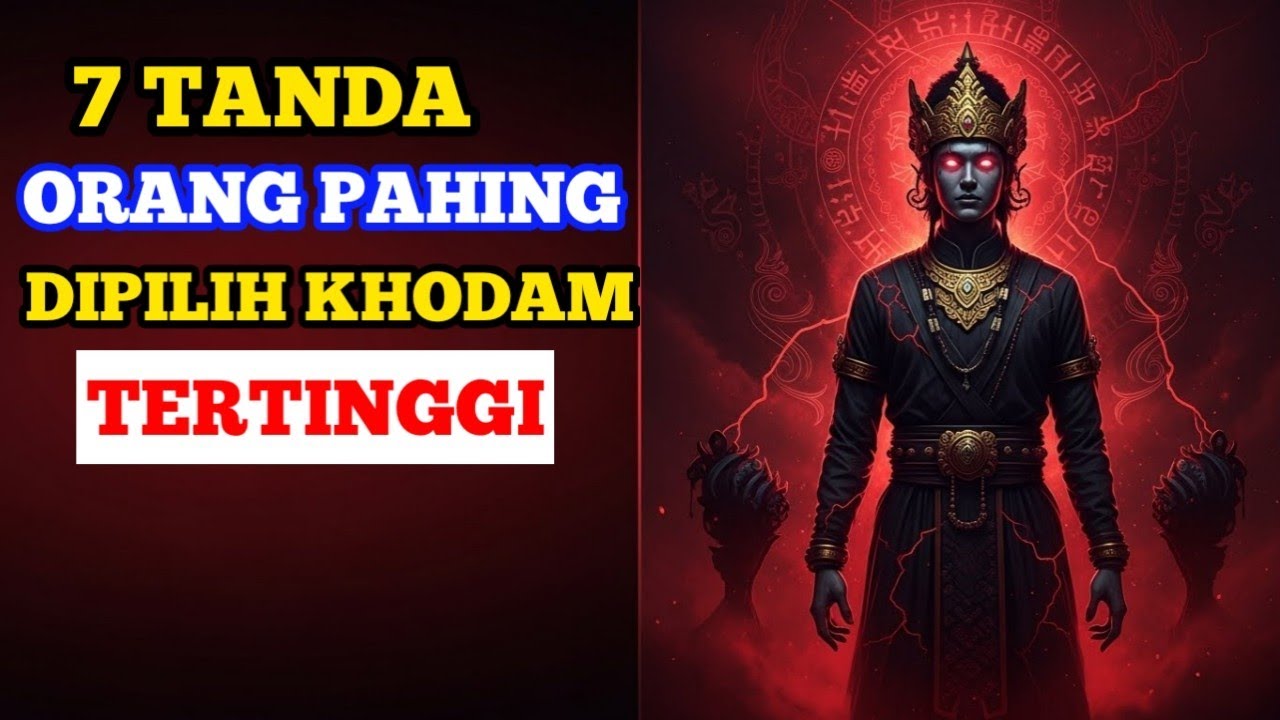 NGERI BANGET…! 7 TANDA ORANG PAHING DIPILIH KHODAM TERTINGGI
