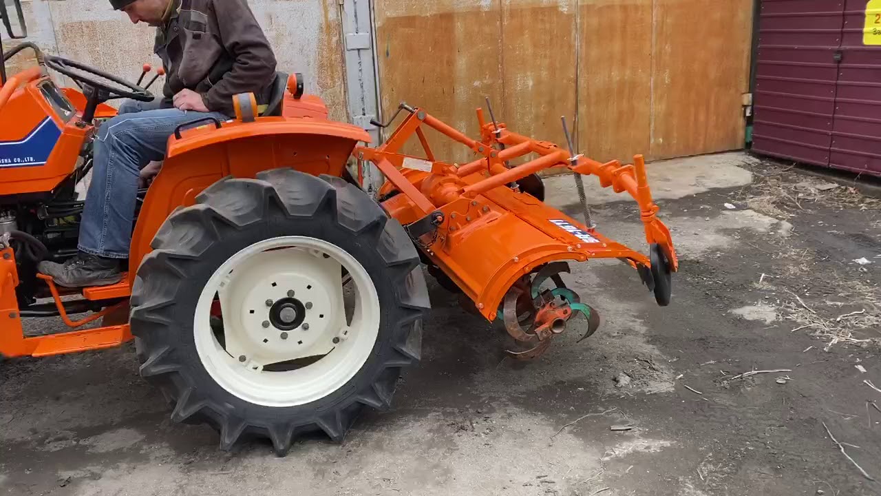 Hinomoto E264 4wd КУН, Фреза 1600мм 2005г 300часов