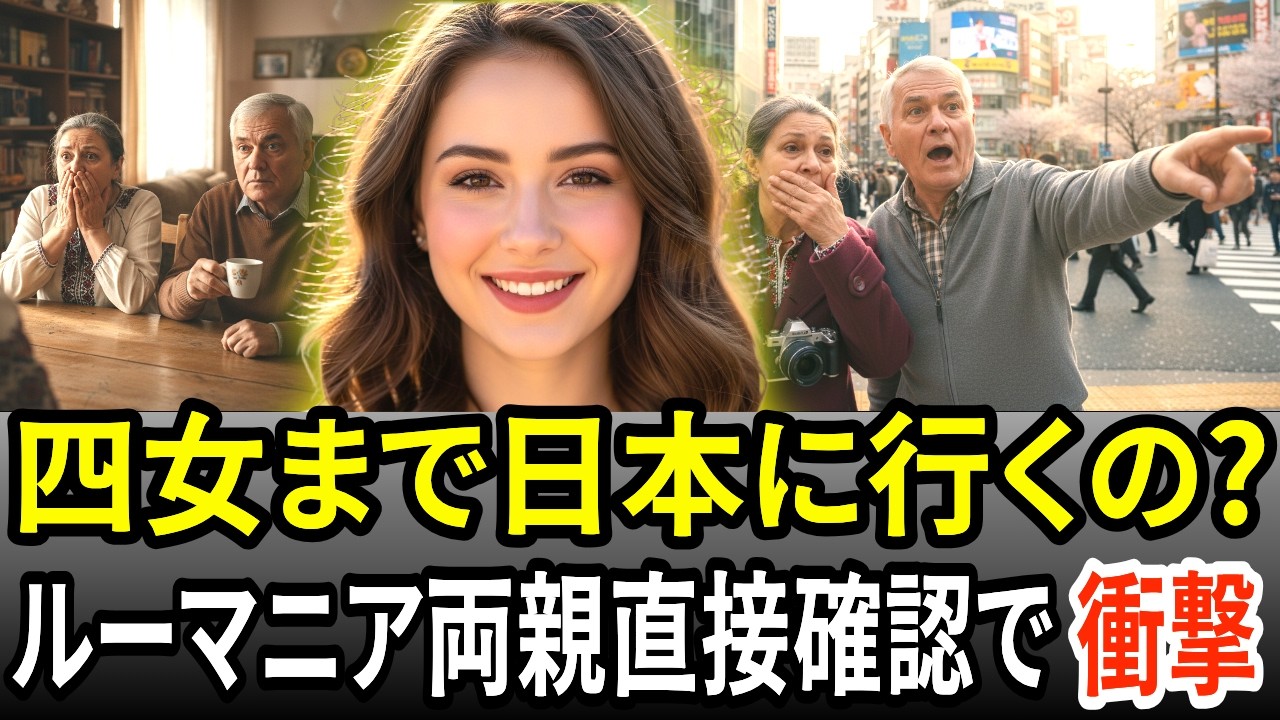 四女のお前まで日本に行くって?娘四人全員が日本人男性と結婚宣言に日本まで追いかけて直接確認したルーマニア人両親、衝撃!