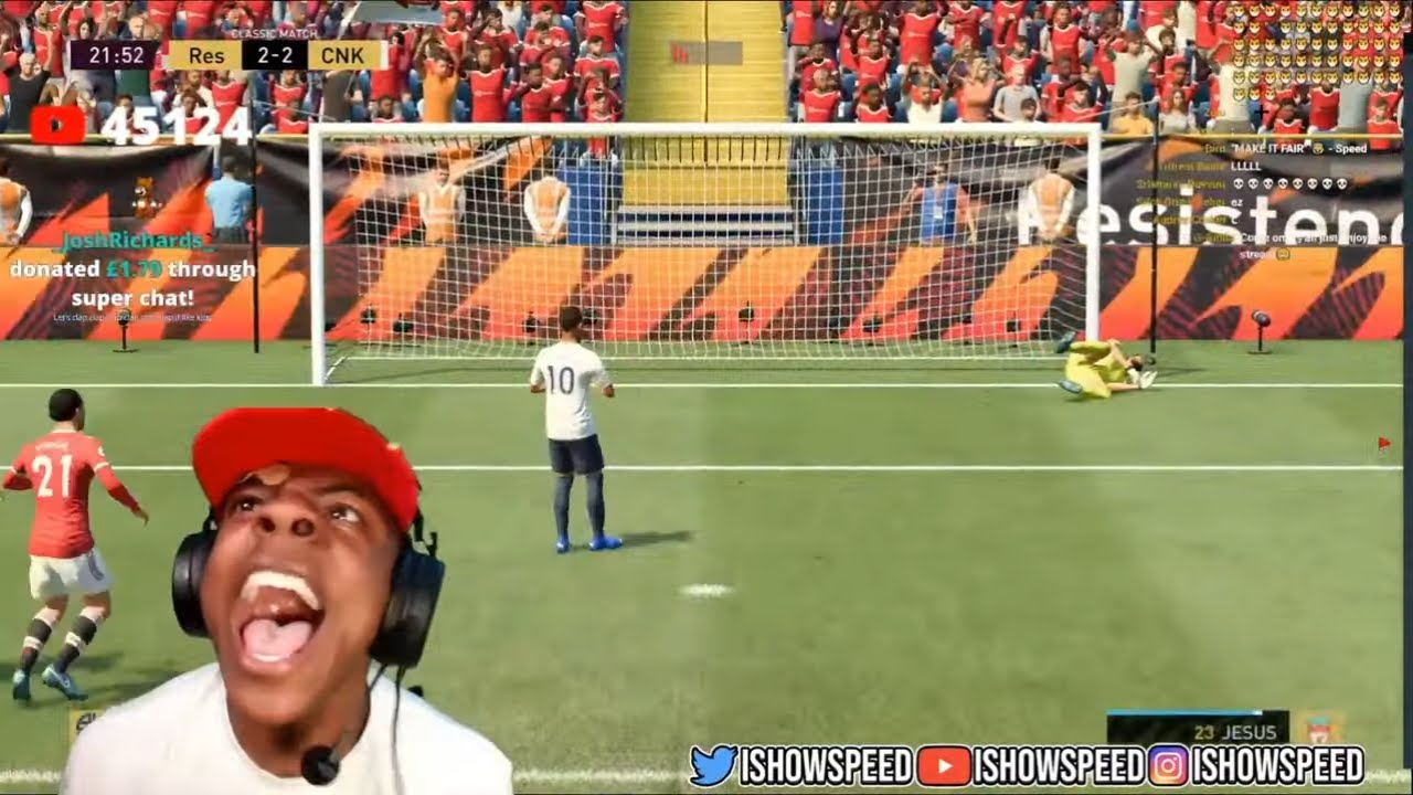 IShowSpeed's Funniest FIFA WAGER EVER!! (RAGE QUIT)