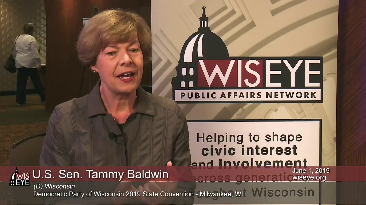 2019 Democratic Party of Wisconsin State Convention Interviews: U.S. Sen. Tammy Baldwin