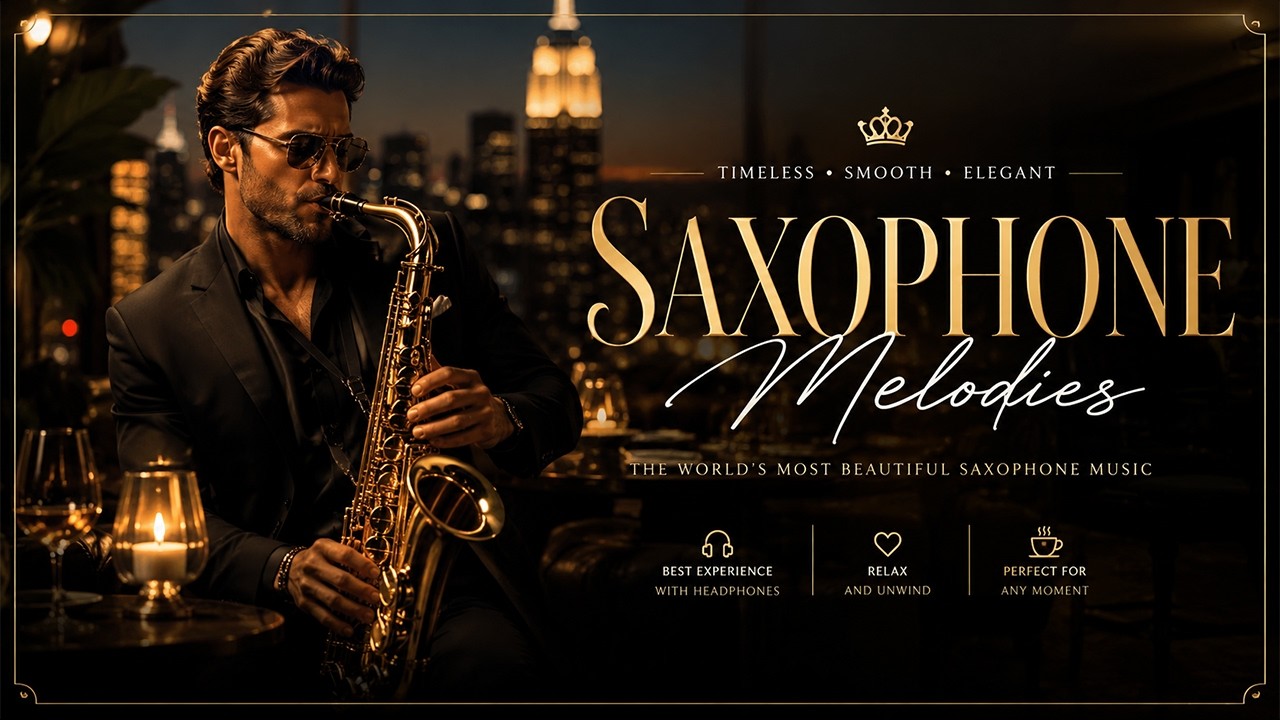 Golden Saxophone Classics ✨ Timeless Instrumental Music to Relax Your Soul