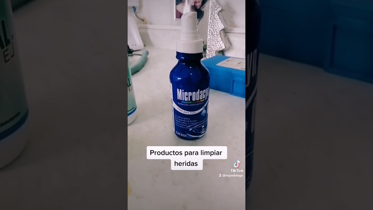Producto para limpiar heridas #podologia #pie #herida #podologo #ulcera #electrobioral