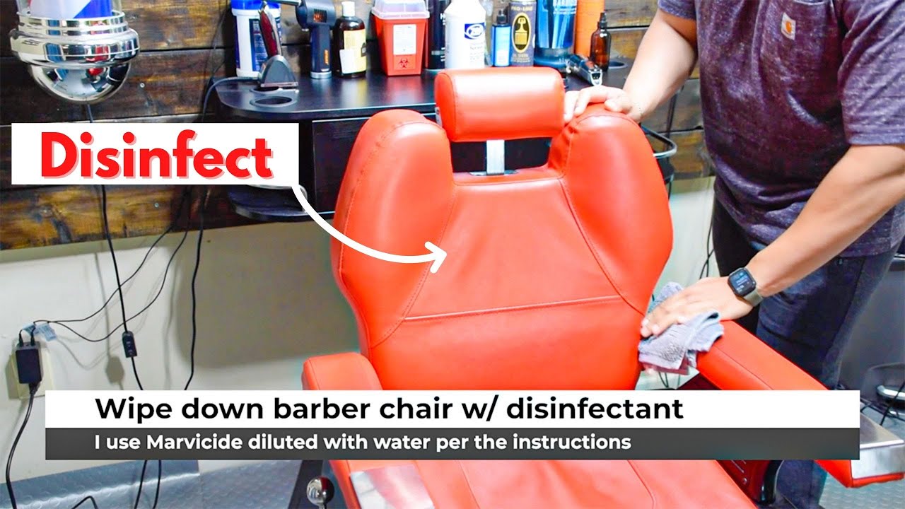 HOW TO CLEAN YOUR BARBER STATION BETWEEN CLIENTS | BARBER BASICS