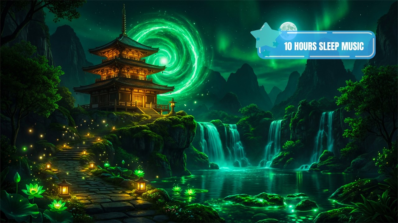 Fall Into Healing Sleep Naturally • Soft Night Music for Anxiety & Insomnia  No Ads