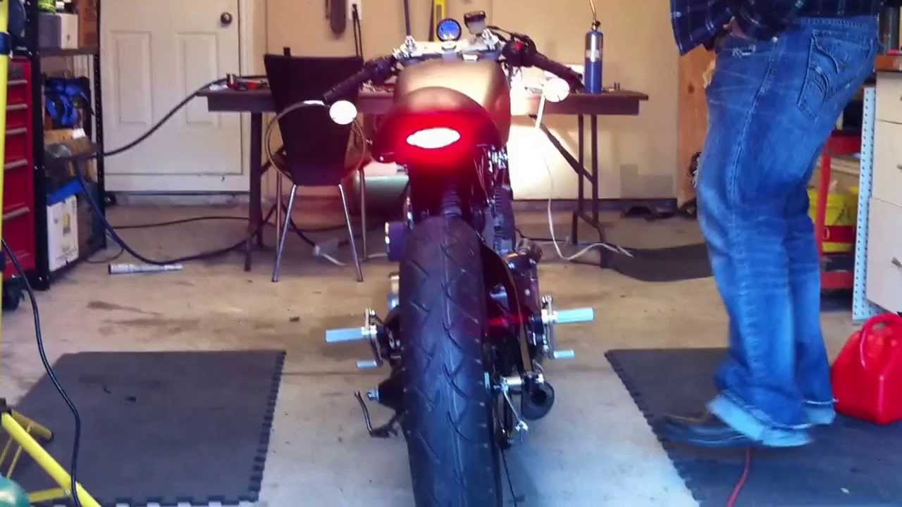 1982 Yamaha Virago XV750 Fork Swap and Custom Exhaust