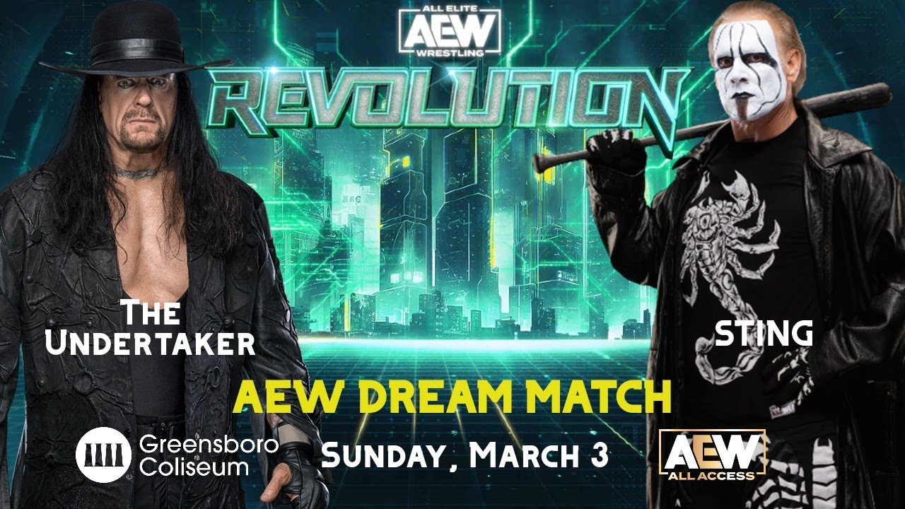 FULL MATCH - Sting vs The Undertaker | AEW Revolution 2024 | WWE 2K24