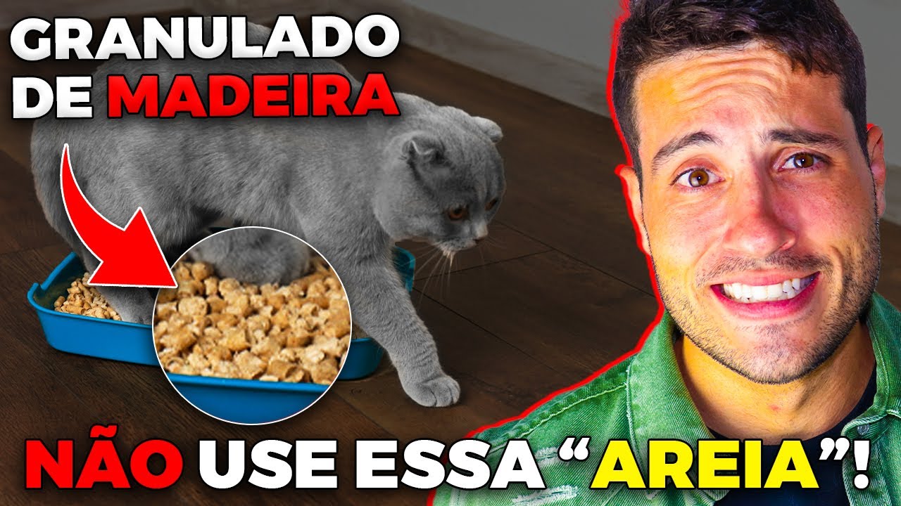 NÃO USE o Granulado de Madeira para os GATOS caixa de areia!
