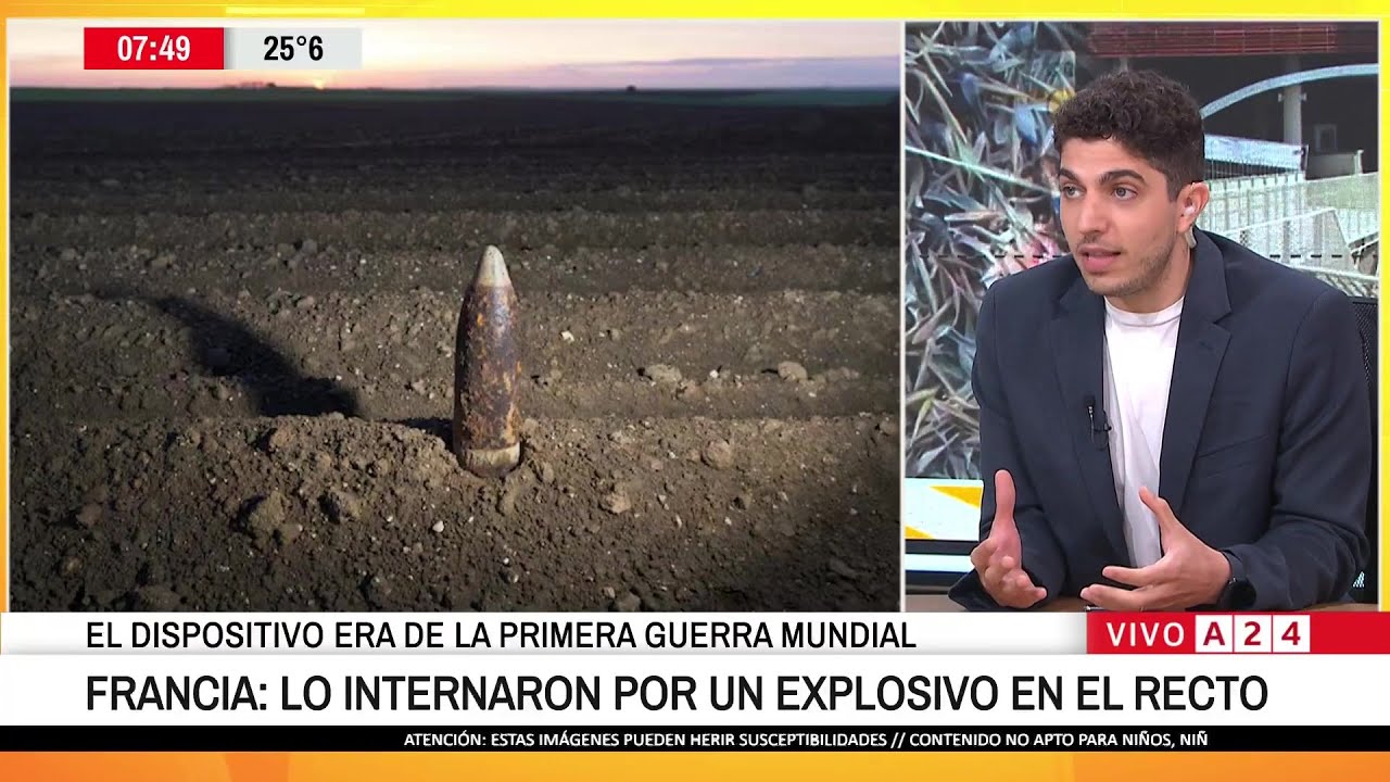 😣 FRANCIA: LO ATENDIERON POR UN EXPLOSIVO EN EL RECTO Y VINIERON HASTA LOS BOMBEROS