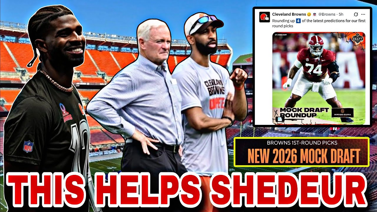 🚨Browns Front Office Is Going VIRAL AFTER RELEASING INCREDIBLE 2026 MOCK DRAFT For Shedeur Sanders‼️