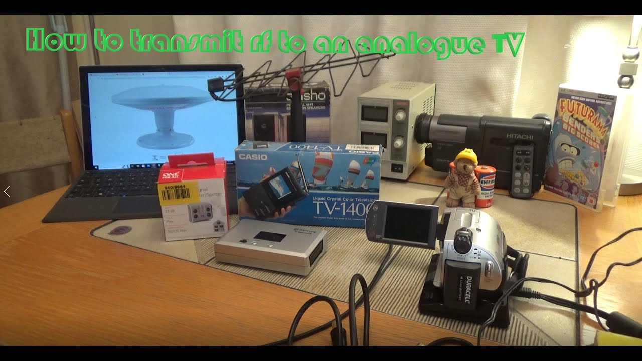 How to transmit a Tv signal to an old analogue Tv the easy way.