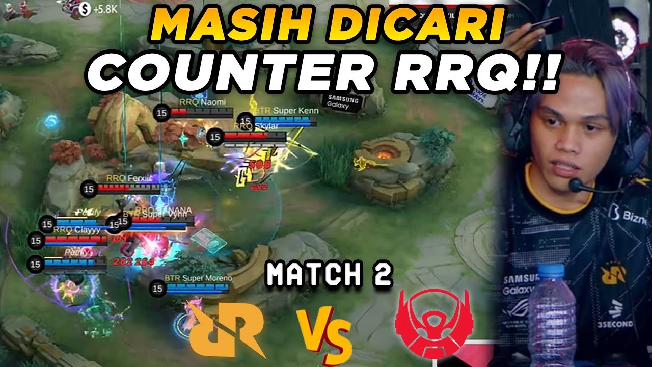 SANG RAJA MASIH TERLALU MENDOMINASI!! GAMEPLAY DAN CHEMISTRY RRQ BENER2 GILA!! - RRQ VS BTR MATCH 2
