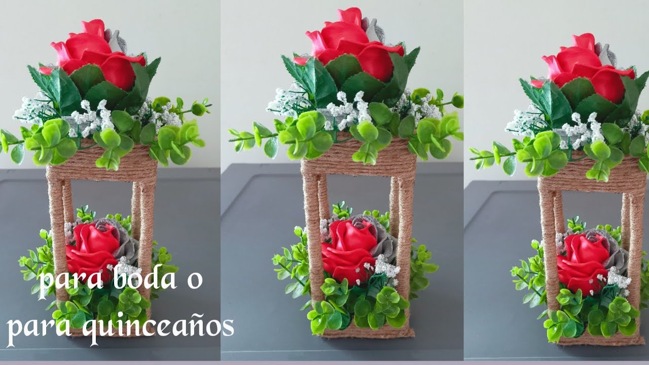 #diy centro de mesa para boda/wedding decoration ideas #diy #centerpieces #wedding