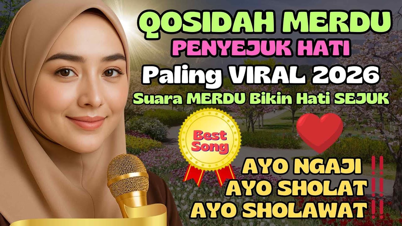 QASIDAH MERDU TERVAFORIT 2026 ❤️ Musik Gambus Islami Syahdu Penenang Hati & Penyejuk Jiwa