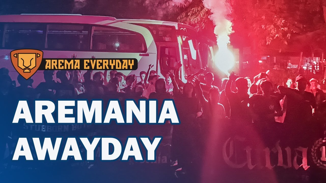 Aremania Pesta Flare Sebelum Awayday Ke Semarang