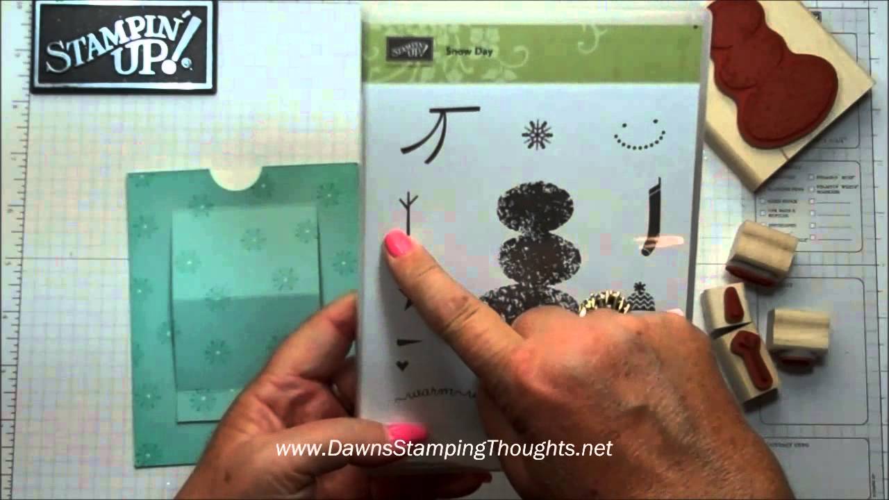 Pop Up Slider Christmas Card with Dawn