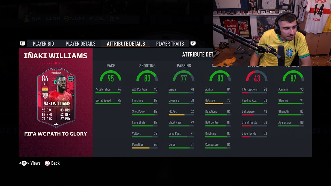Danny Aarons reacts to 86 Inaki Williams SBC