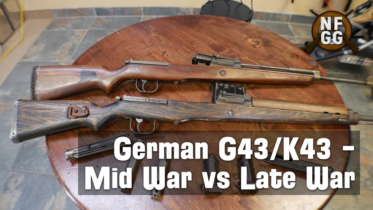 German G43/ K43 - Late War vs Mid War Variations and Differences