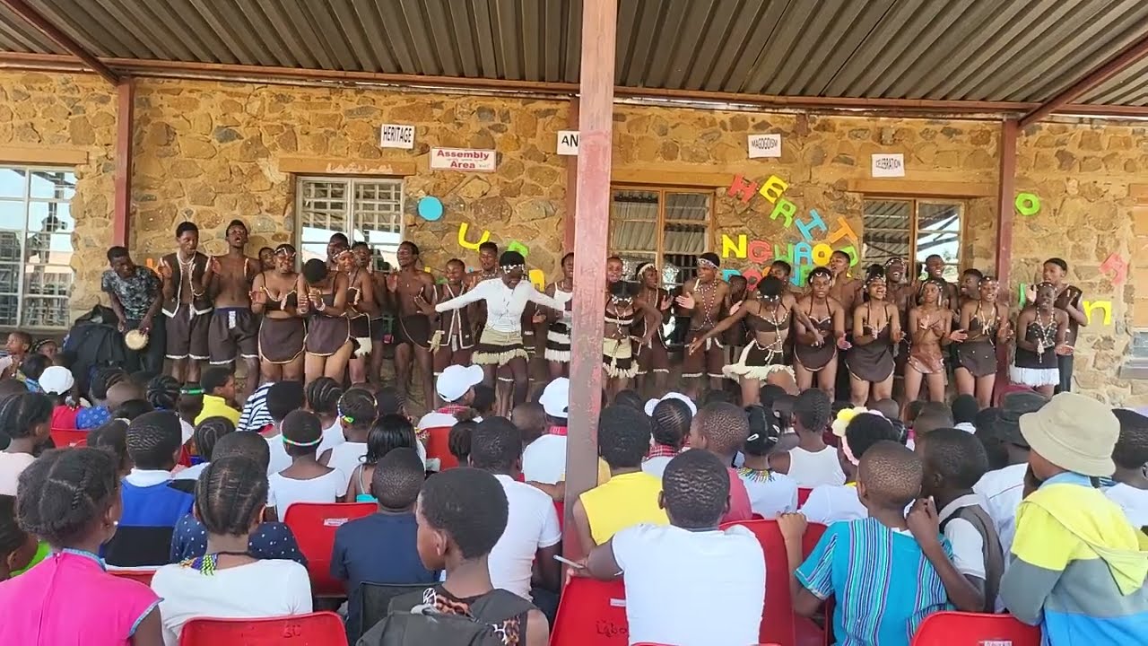 Adam Masebe Secondary, Tswana Dance 1, Seroto Matshehla Primary, Majaneng, 30 Sept 2022