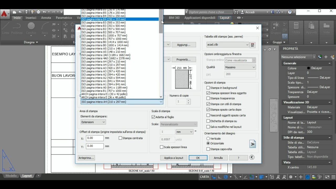 TUTORIAL AutoCAD 2D: #12, STAMPA