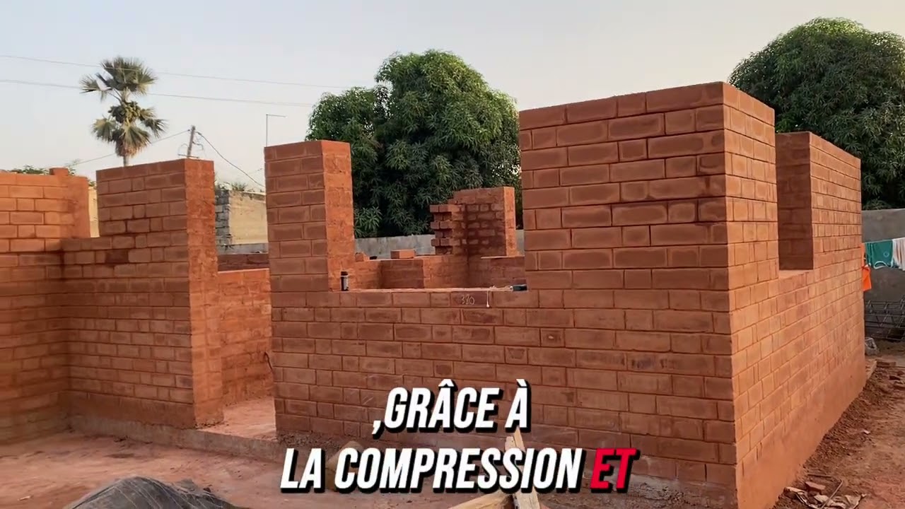 Construction durable avec les blocs en terre compress&eacute;e et stabilis&eacute;