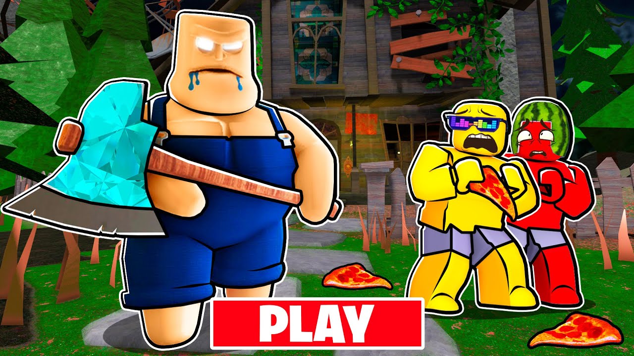 ESCAPE EVIL PIZZA MAN in Roblox