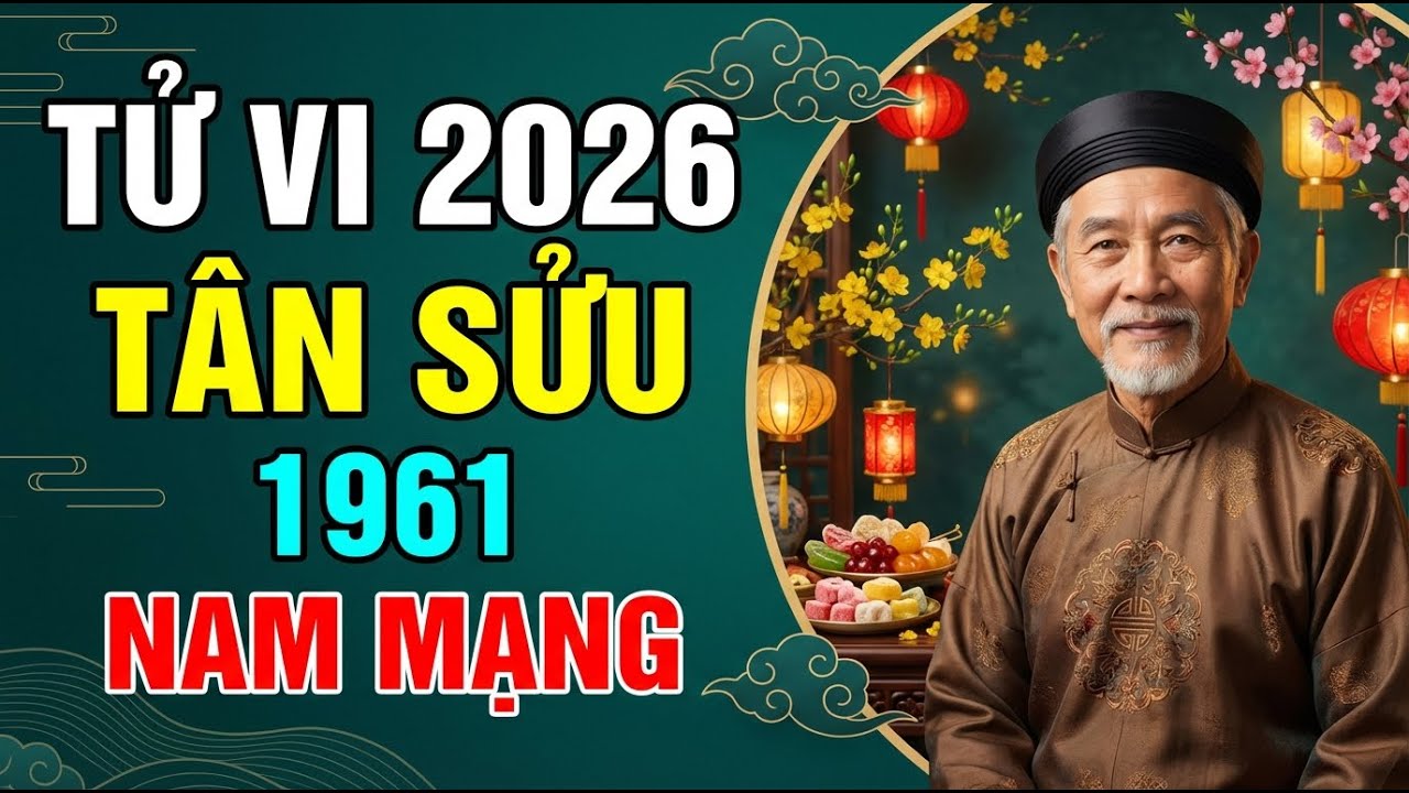 Tân Sửu 1961 Nam Mạng 2026 Bính Ngọ: Cơ Hội Vàng BỨT PHÁ Hay Vượt Lục Hại Khó Khăn? | TỬ VI HÀNG NĂM