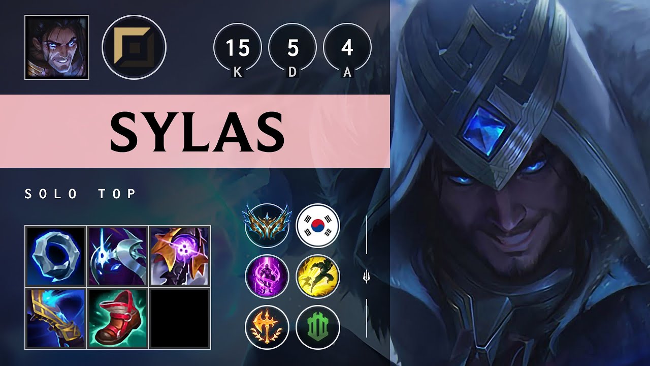 Sylas Top vs Irelia: Triple Kill, Unstoppable - KR Challenger Patch 14.22