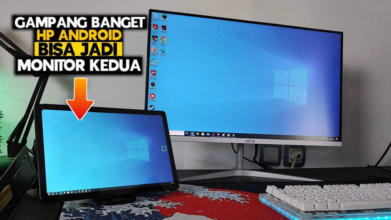GRATIS!! Cara Menjadikan Laptop/PC Dual Monitor Touchscreen Dengan Tablet