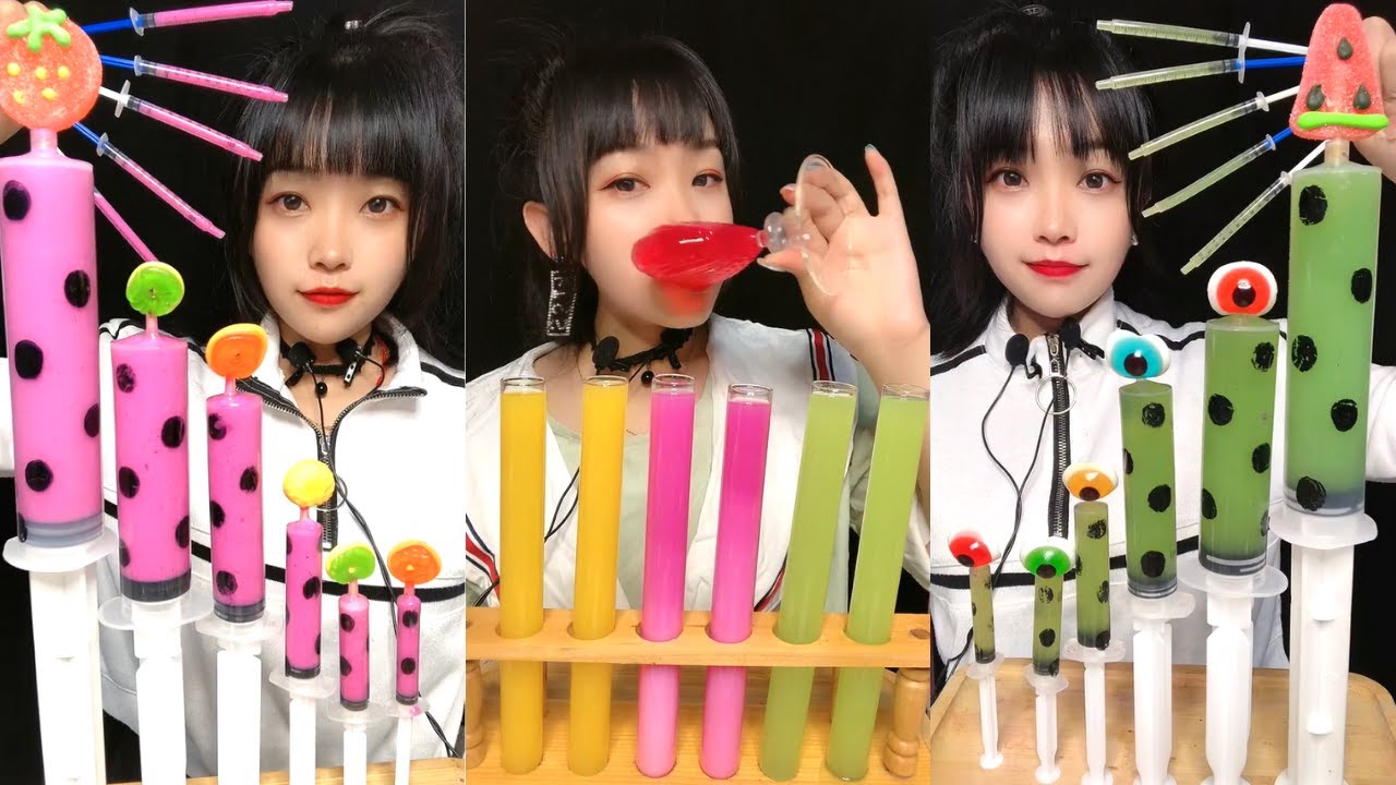 [ASMR] 다채로운 음료 마시기 COLORFUL BEVERAGES DRINKING SOUNDS🥤Renkli İçecek İçme Sesi