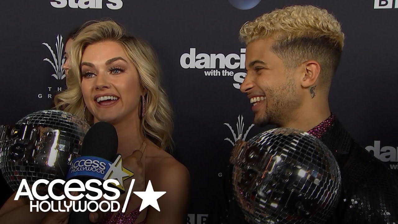 Jordan Fisher & Lindsay Arnold On Winning The 'DWTS' Mirrorball Trophy | Access Hollywood