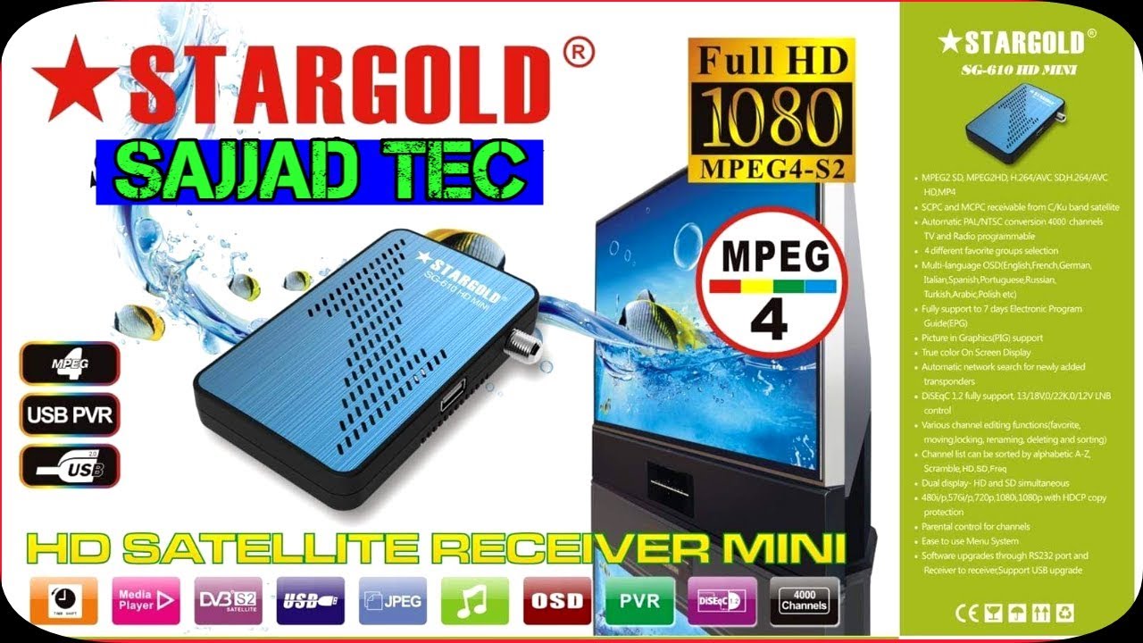 StarGold SG-730Hd Receiver Unboxing and Review