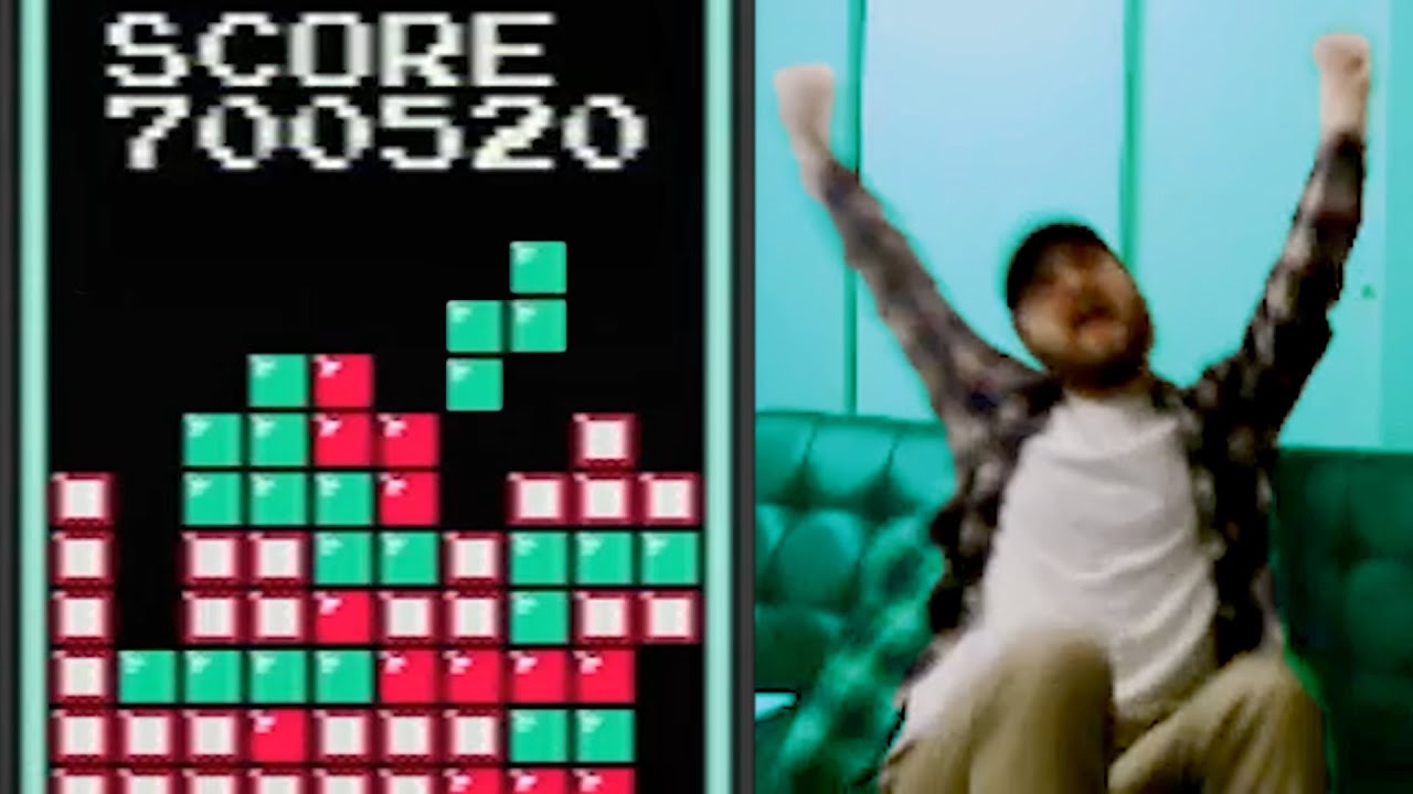 It took me 2 years to get this score in NES Tetris