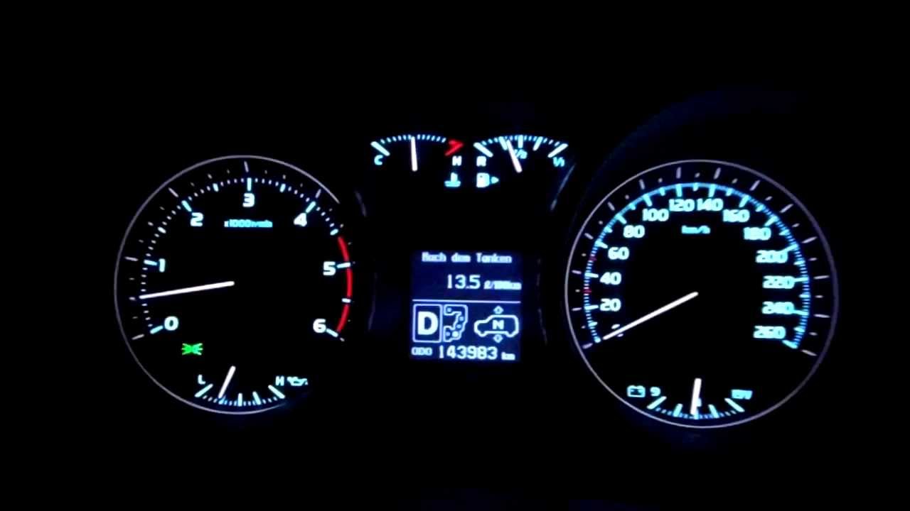 Toyota Land Cruiser 4.5 D-4D V8 0-100km/h