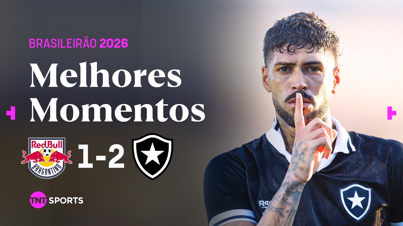 BARBOZA CRAVA E FOG&Atilde;O VOLTA A VENCER! RB BRAGANTINO 1X2 BOTAFOGO - MELHORES MOMENTOS
