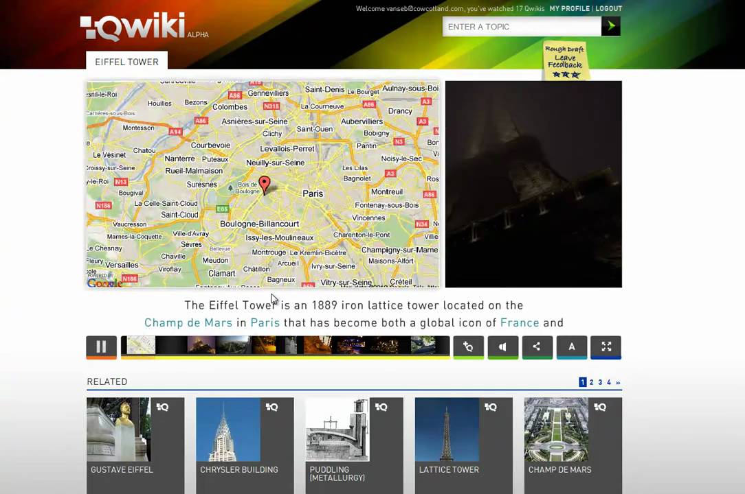 [Cowcot TV] Aper&ccedil;u rapide de Qwiki
