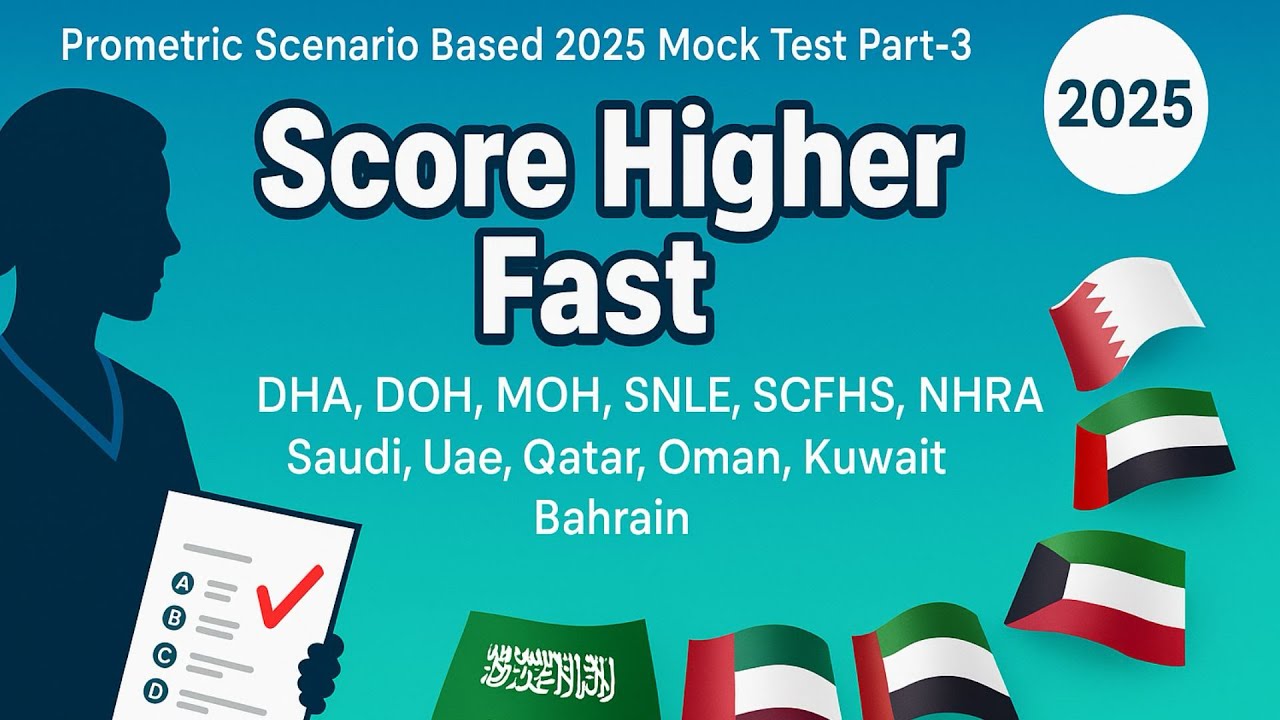 90% of Nurses MISS These Prometric Scenarios – Can You Answer Them? | Mock Test Part-3